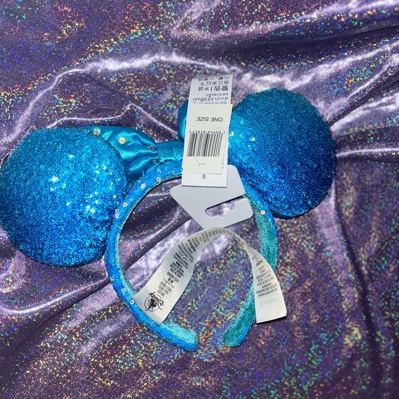 Disney Parks Blue Minnie Ears